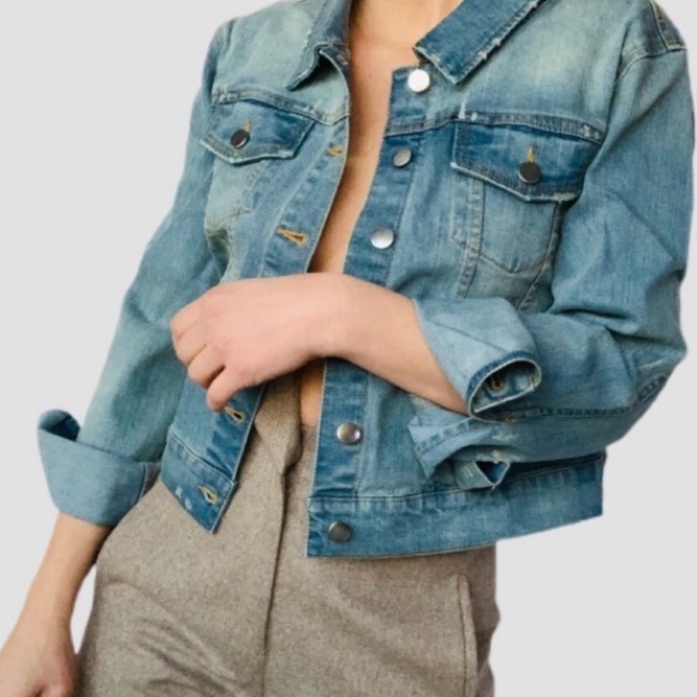 TEXTILE Elizabeth and James denim jean jacket